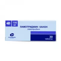 Ламотриджин Канон таблетки 100мг, №30