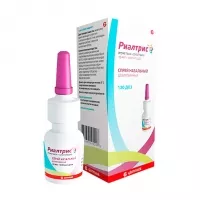 Изображение товара Риалтрис спрей назальный 25мкг+600мкг, 120доз