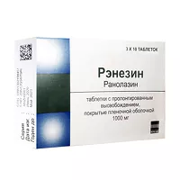 Изображение товара Рэнезин таблетки с пролонг. высвоб. покрыт. п/о 1000мг, №30