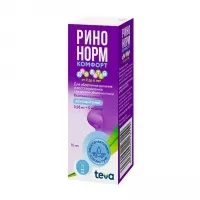 Изображение товара Ринонорм Комфорт спрей назальный дозированный 0,05мг+5мг/доза, 10мл