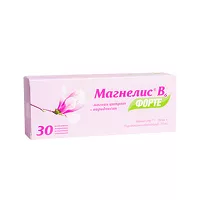 Изображение товара Магнелис В6 форте таблетки покрыт. п/о 100мг+10мг, №30 Фармстандарт