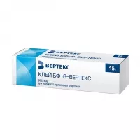 Изображение товара Клей БФ-6 Вертекс раствор д/наружн. прим., 15г