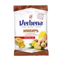 Изображение товара Verbena леденцы с начинкой имбирь, 60г