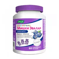 Изображение товара Эвалар Бэби Формула Мишки Иммунитет пастилки жевательные, №60