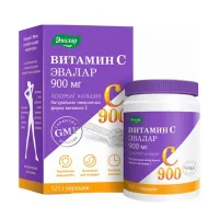 Изображение товара Эвалар Витамин С порошок д/пригот. р-ра д/приема внутрь, 900мг