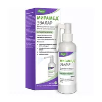 Изображение товара Эвалар Мирамед раствор д/местн. и наружн. прим. с насадкой-распылителем 0,01%, 150 мл