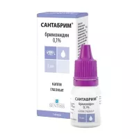 Изображение товара Сантабрим капли глазные 0.1%, 5мл