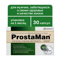 Изображение товара Vitascience Простамэн пальмы сабаль экстракт капсулы, №30