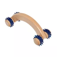 Изображение товара Bradex массажер для тела деревянный, 4 ролика