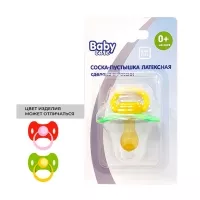 Baby Care соска-пустышка латексная (0+ мес.) цвет в ассортим.