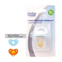 Baby Care соска-пустышка латексная (0+ мес), цвет в ассортименте