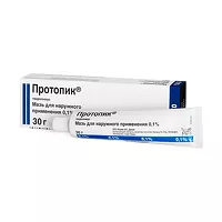 Изображение товара Протопик мазь д/наружн. прим. 0,1%, 30г