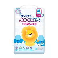 Изображение товара Joonies Premium Soft подгузники-трусики размер XL (12-17кг), 38шт