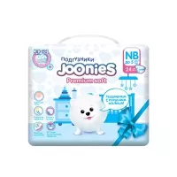 Изображение товара Joonies Premium Soft подгузники р.NB (до 5кг), 24шт