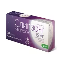 Изображение товара Слипзон таблетки покрыт. п/о 15мг, №30