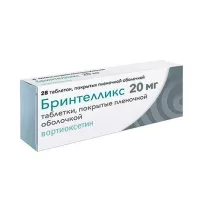 Изображение товара Бринтелликс таблетки покрыт. п/о 20мг, №28
