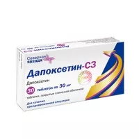 Дапоксетин-СЗ таблетки покрыт. п/о 30мг, №30