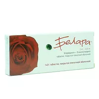 Изображение товара Белара таблетки покрыт. п/о 2мг+0,03мг, №21