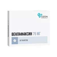 Изображение товара Венлафаксин таблетки 75мг, №30