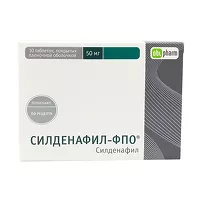 Изображение товара Силденафил-ФПО таблетки покрыт. п/о 50мг, №10