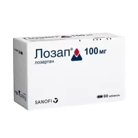 Изображение товара Лозап таблетки покрыт. п/о 100мг, №90