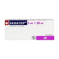 Изображение товара Экватор таблетки 5мг+20мг, №30