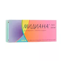 Изображение товара Мидиана таблетки покрыт. п/о, №63