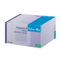 Изображение товара Телмиста H таблетки 40мг+12,5мг, №84