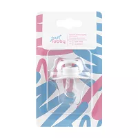 Изображение товара Lubby Just соска-пустышка силиконовая со скошенным соском (6+мес) цвет в ассортименте