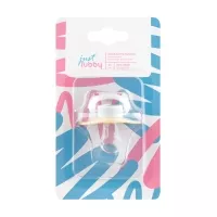 Изображение товара Lubby Just пустышка латексная с круглым соском (6+мес.) цвет в ассорт.