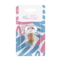 Изображение товара Lubby Just пустышка латексная со скошенным соском (0+) цвет в ассортименте