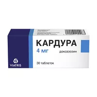 Изображение товара Кардура таблетки 4мг, №30