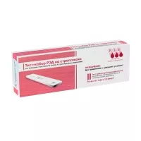 Изображение товара РЭД тест для определения стрептококка группы А в мазке (диагностика ангины, тонзиллита, фарингита)