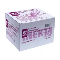 Inekta салфетки спиртовые инъекционные одноразовые (60*100мм), №100