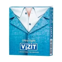 Vizit Ultra Light презервативы ультратонкие, №3