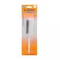 Kaizer пемза для педикюра с щеткой, натуральный  камень