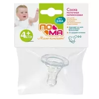Изображение товара Пома соска силиконовая класс. форма средний поток (4+мес.)