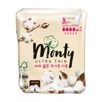 Изображение товара Monty Ultra Thin Super Plus прокладки, 8шт