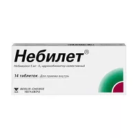 Изображение товара Небилет таблетки 5мг, №14
