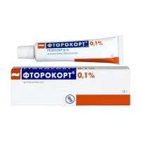 Изображение товара Фторокорт мазь д/наружн. прим. 0.1%, 15г, ОАО Гедеон Рихтер