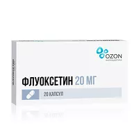 Изображение товара Флуоксетин капсулы 20мг, №20 Озон