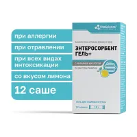 Vitascience Энтеросорбент Гель+ со вкусом лимона гель д/приема внутрь, 10г №12