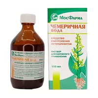 Изображение товара Чемеричная вода раствор д/наружн. прим., 100 мл