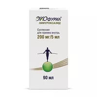 Изображение товара Экофурил суспензия д/приема внутрь 200мг/5мл, 90мл