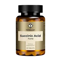 Изображение товара Tetralab Янтарная кислота Форте таблетки 400мг, №60