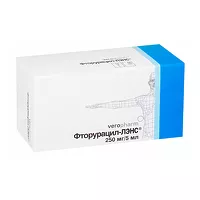 Изображение товара Фторурацил Лэнс раствор д/инъекций 50мг/мл, 5мл №10