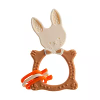Изображение товара Roxy-kids Bunny прорезыватель универсальный (3+мес) цвет бежевый+коричневый