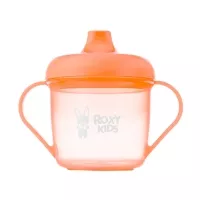 Изображение товара Roxy-kids кружка-поильник тренировочная с носиком цвет персик (9+мес)
