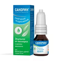 Изображение товара Санорин капли назальные с маслом эвкалипта 0,1%, 10мл