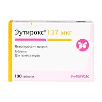 Изображение товара Эутирокс таблетки 137мкг, №100 Мерк
